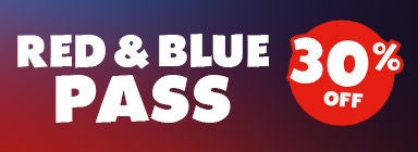 Red & Blue Pass pre-opening sale with 30% off