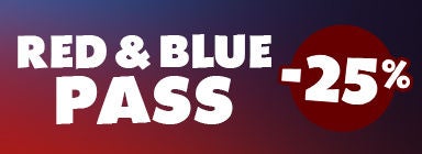 ass Annuel Standard Red & Blue - Promotion 25% de réduction