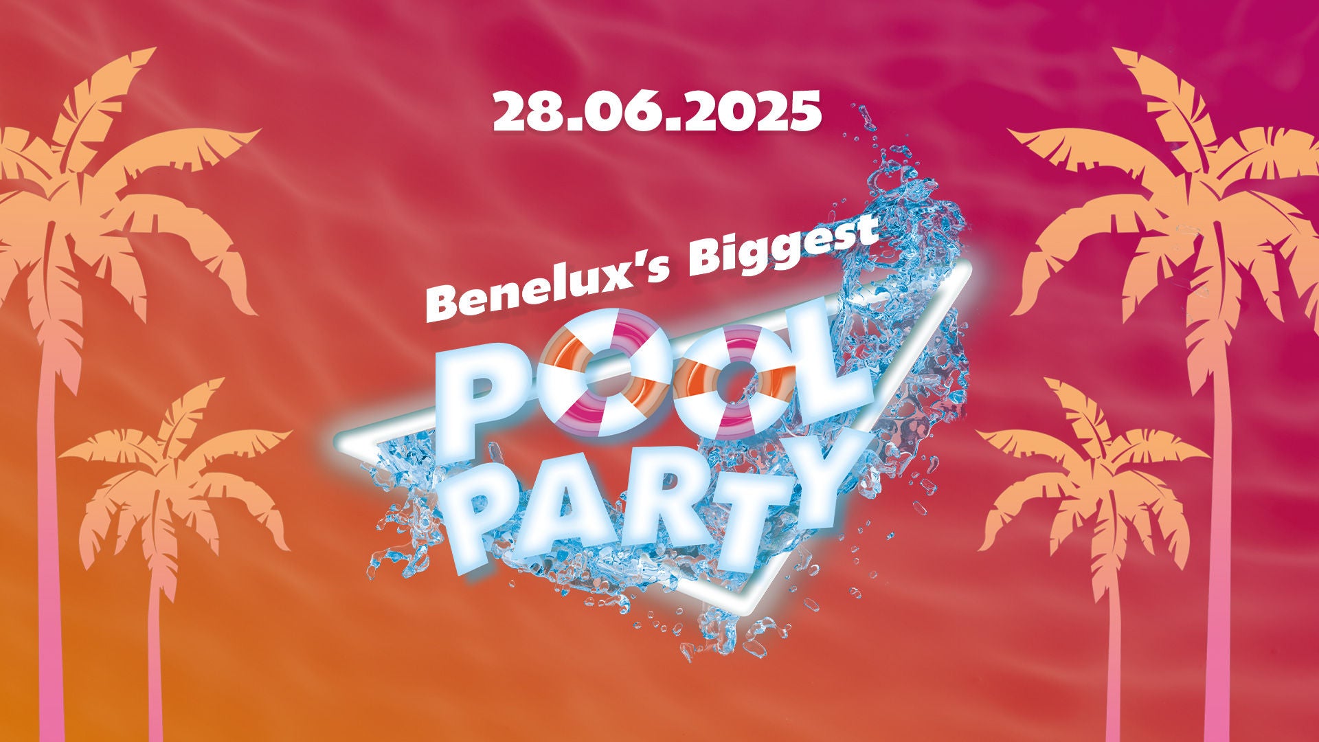 Le samedi 28 juin à partir de 19h Aqualibi organise la plus grande pool party du Benelux. Y serez-vous ?