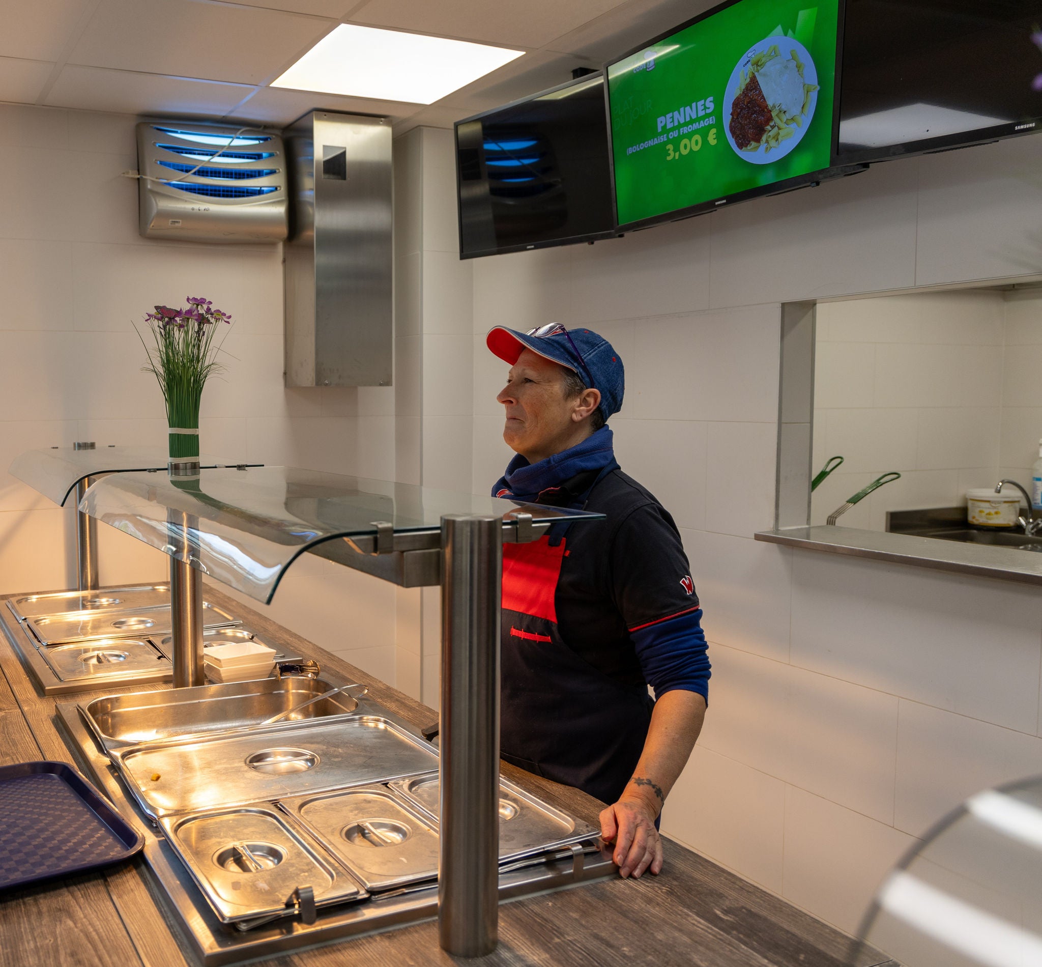 Le Code 7 : la cantine pour les membres du personnel de Walibi