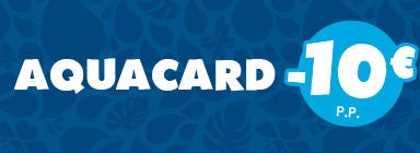 Promo Aquacard : 10 € de réduction par personne