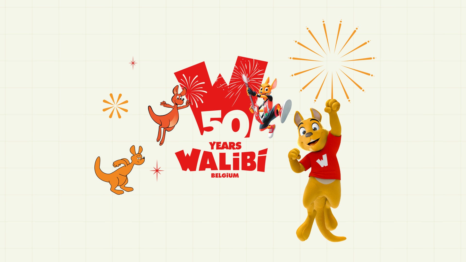 Beleef de Walibi-mascotteparade en de andere festiviteiten voor 50 jaar Walibi — nog tot en met 31 augustus!