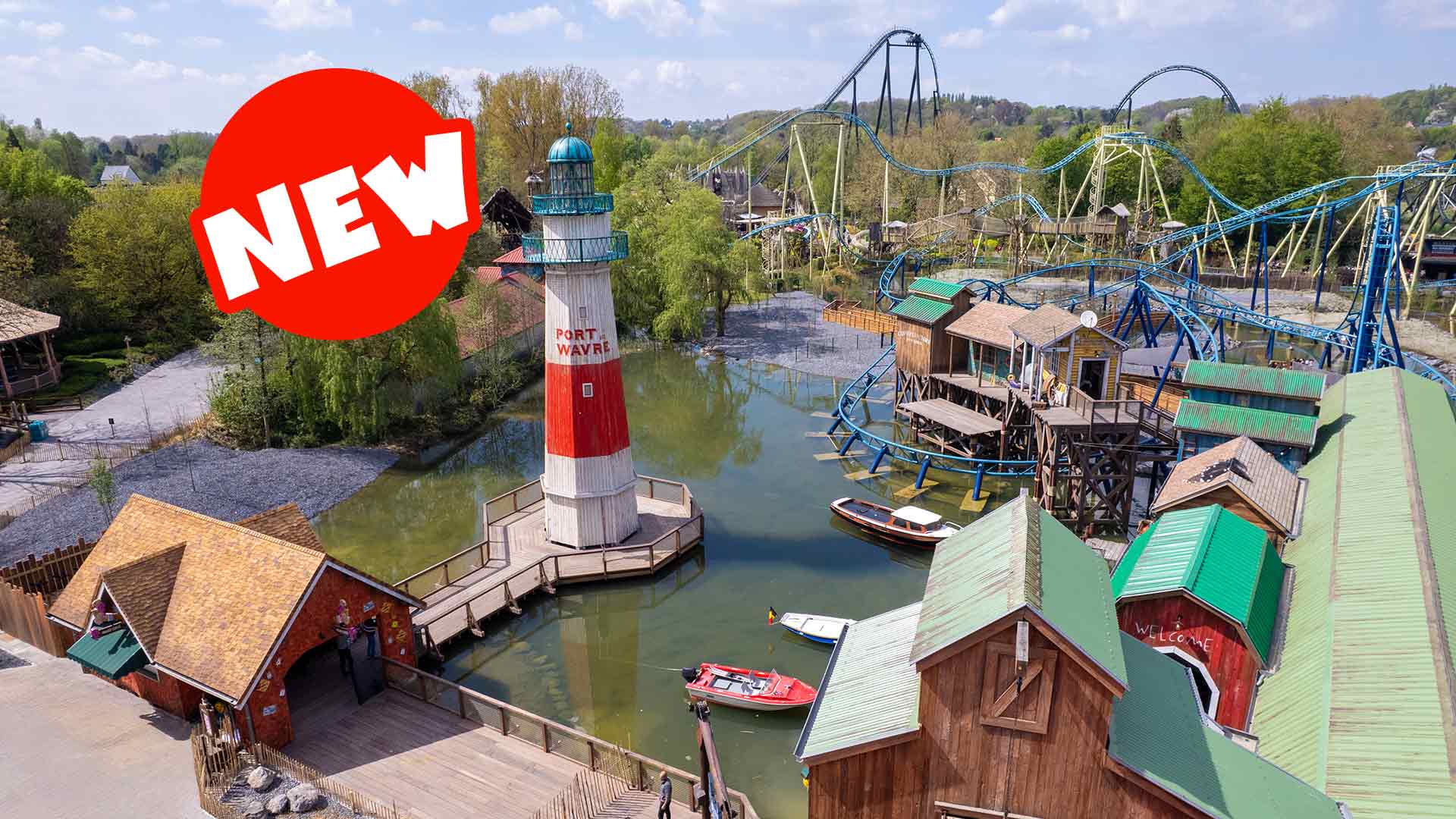 Dock World, le nouveau monde immersif d'une zone portuaire du parc d'attractions Walibi Belgium