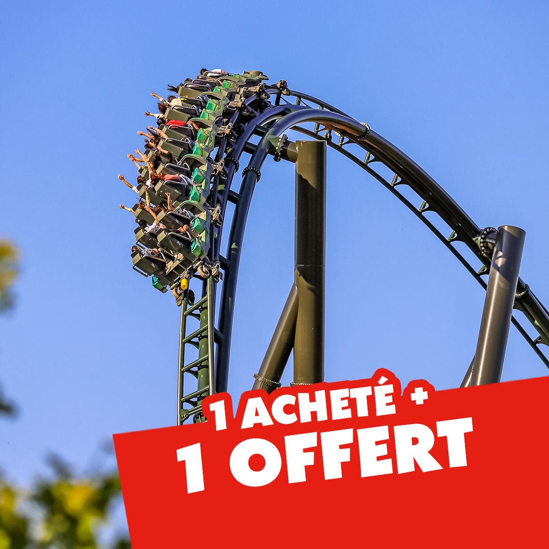 Promotion : 1 acheté, 1 offert sur les tickets Walibi