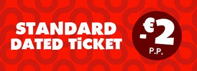 Standard dated ticket with 2 euros off per person