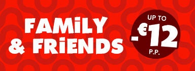 Family and Friends ticket with up to 12 euros off per person
