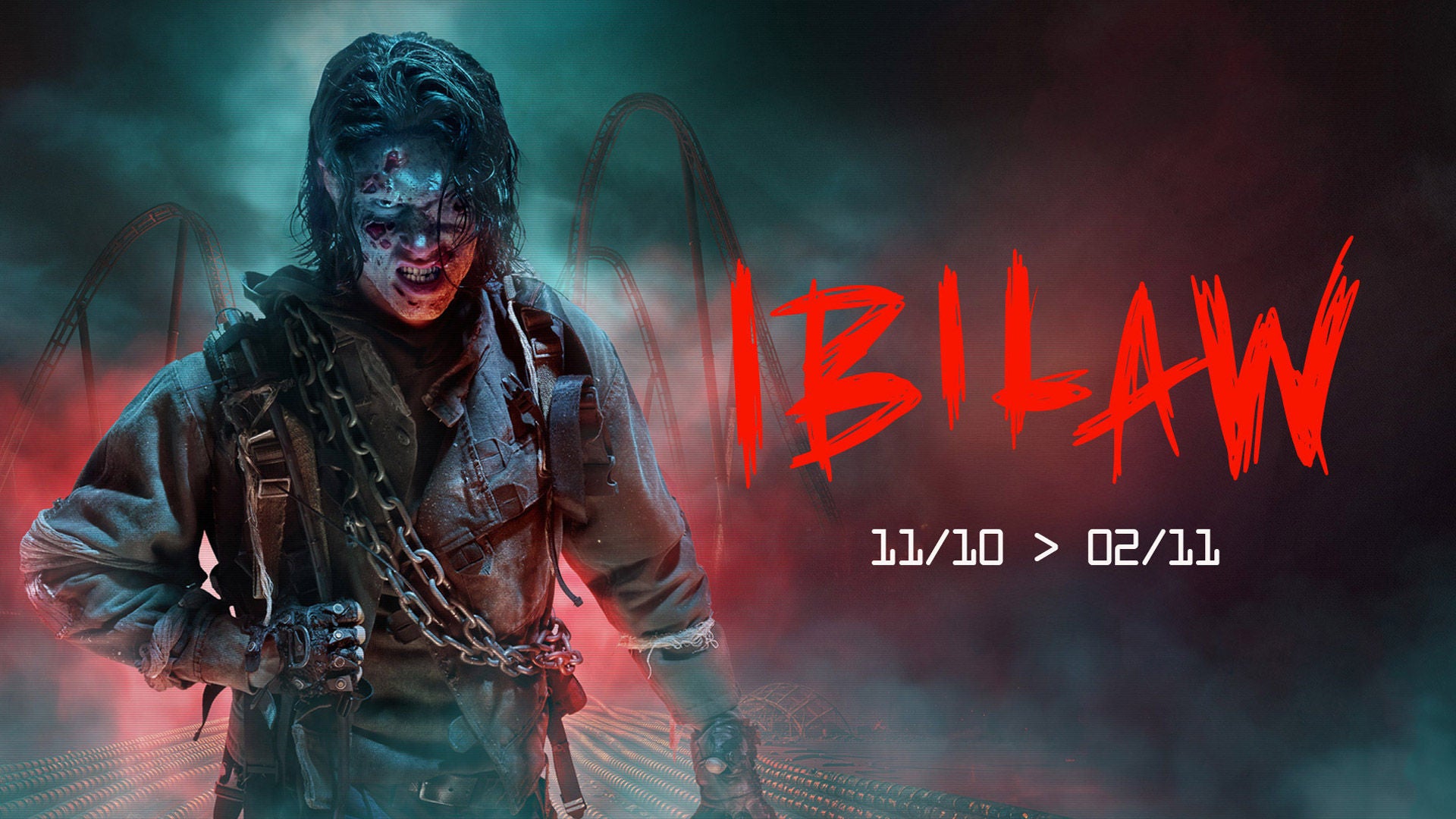 dates de l'événement d'Halloween Ibilaw à Walibi Belgium