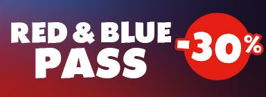 Red & Blue Pass Promo Preopening -30% 