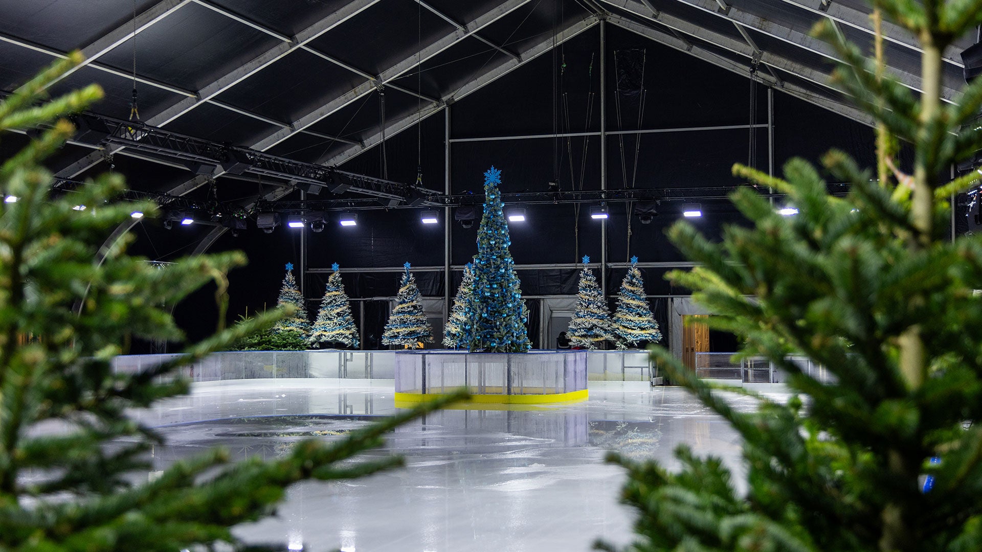Patinoire Crystal Pavilion à Walibi Winter