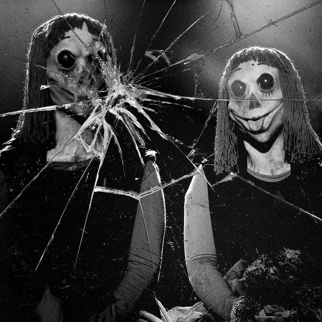 actrices avec un masque cauchemardesque pour l'événement Halloween à Walibi Belgium : Ibilaw