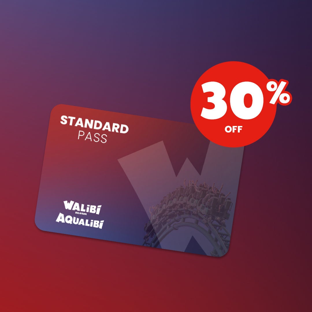 Enjoy Walibi Belgium for an entire year thanks to the annual Standard passes!