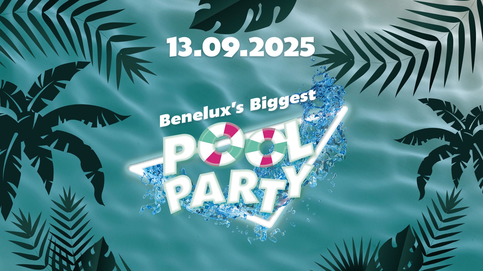Het grootste zwembadfeest van de Benelux bij Aqualibi, in Waver, België