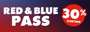 Red & Blue Pass - 30% Korting
