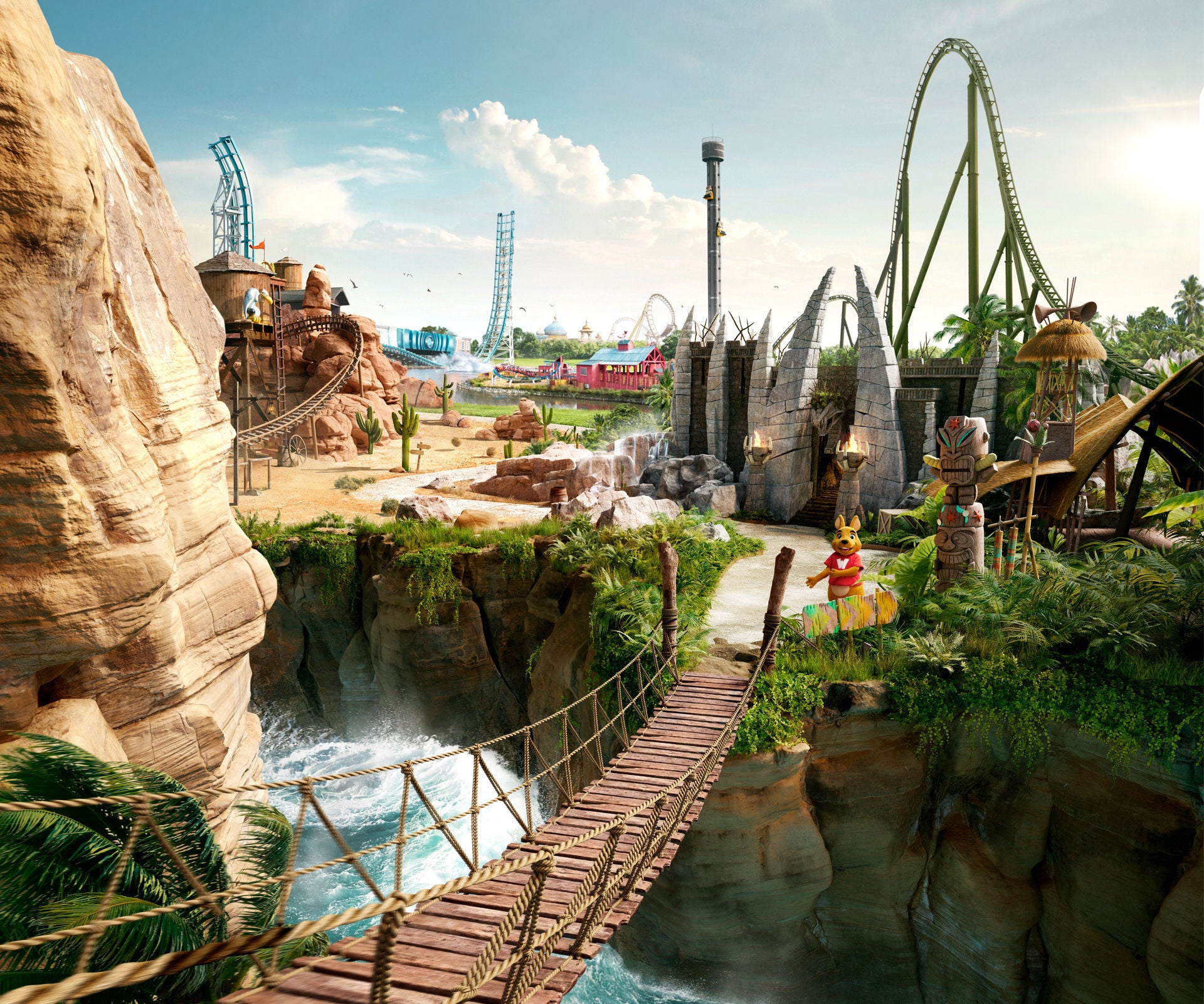 Réouverture du parc d'attractions Walibi Belgium le 5 avril