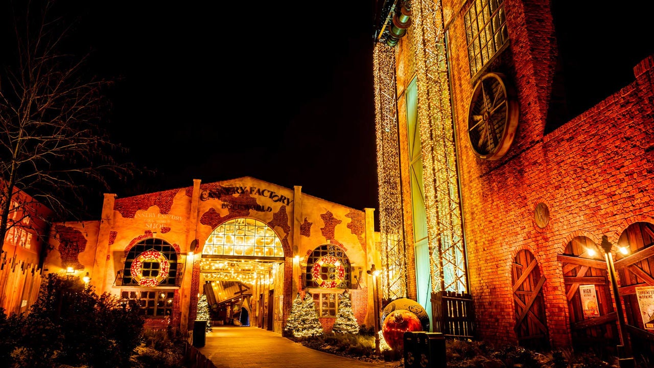 walibi winter - entrance