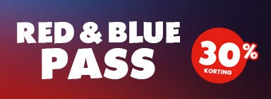 Red & Blue Pass - 30% Korting