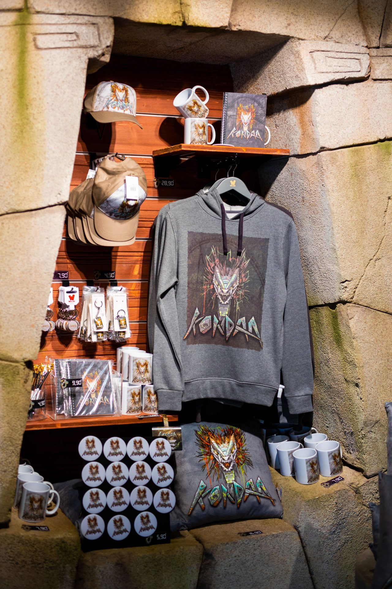 Boutique de souvenirs du Kondaa Walibi Belgium